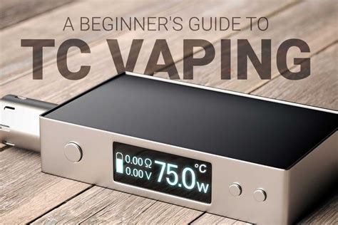 vaping with temperature control